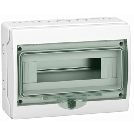 Centralita mural Schneider 12 módulos IP65 Puerta transparente 10315