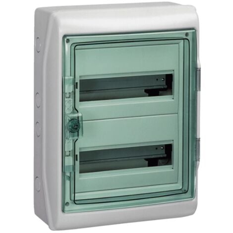 Centralita Schneider pared de 24 módulos IP65 Puerta transparente 10342