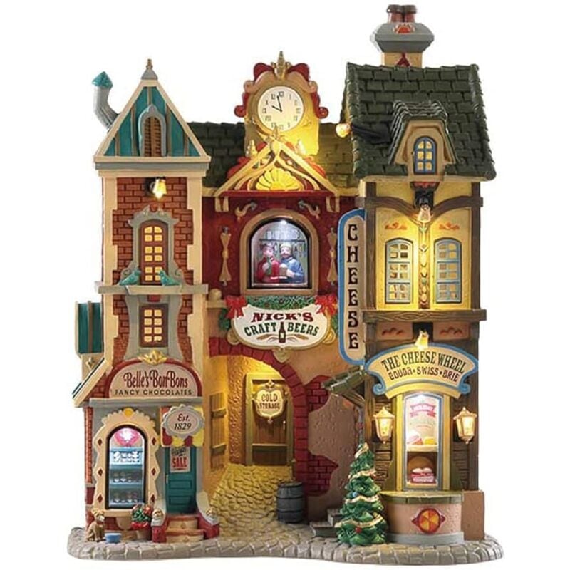 Centre commercial de Noël 28,8 x 22,4 x 12,2 cm