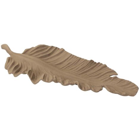 Centre de table en aluminium beige 72 x 31 x 7 cm
