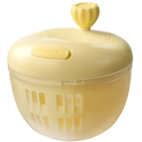 Centrifuga per insalata, lavafrutta e verdura, ciotola per lavare l'insalata di frutta e verdura con colino, ideale per foglie di insalata, lattuga, frutta e verdura.
