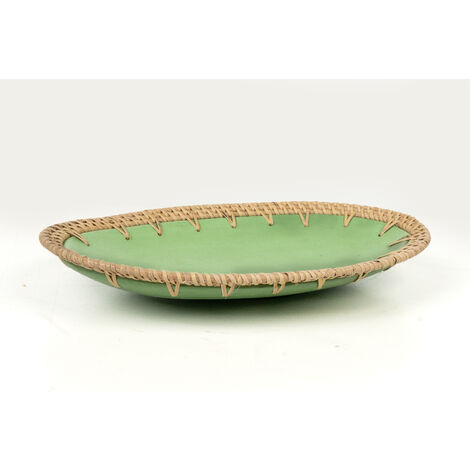 Centro Ceramica Verde/Rattan 47265