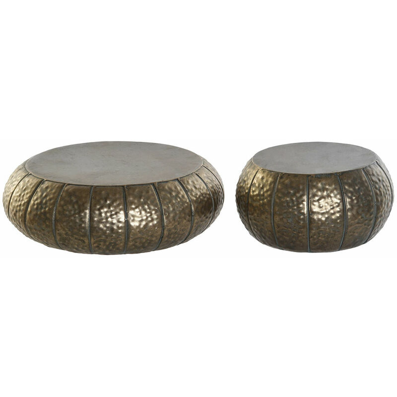 

Centro de mesa dkd home decor dorado metal árabe acabado envejecido (2 pcs) Rogal