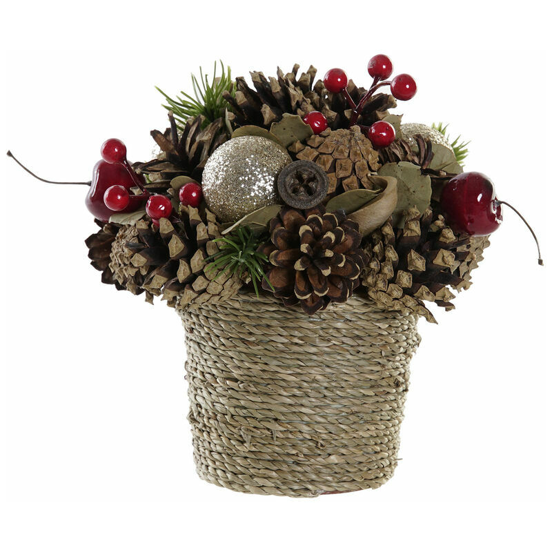 

Centro de Mesa DKD Home Decor Navidad (18 x 18 x 18 cm)