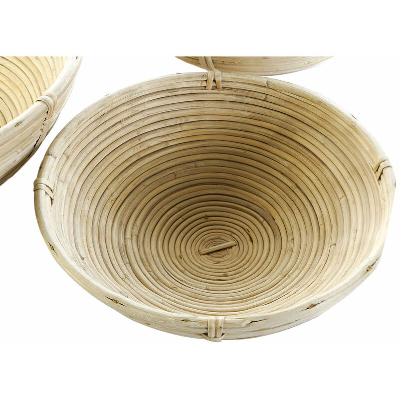 

Centro de Mesa DKD Home Decor Ratán Bali Natural (3 pcs)