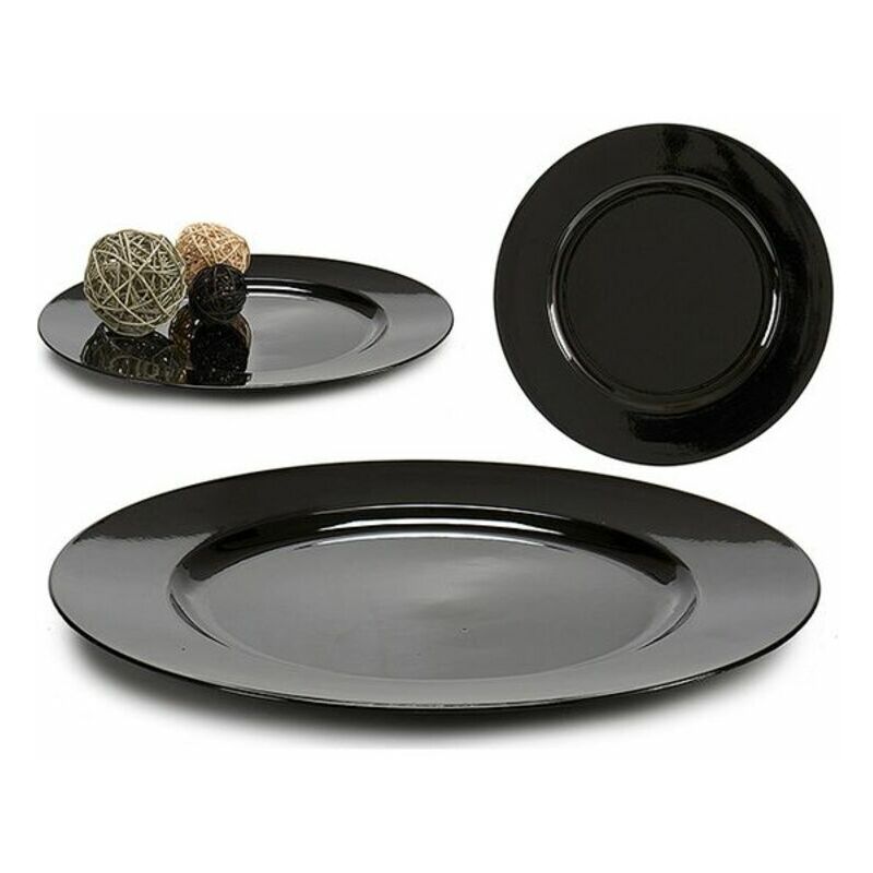 

Centro de Mesa Negro Red (33 x 2 x 33 cm)