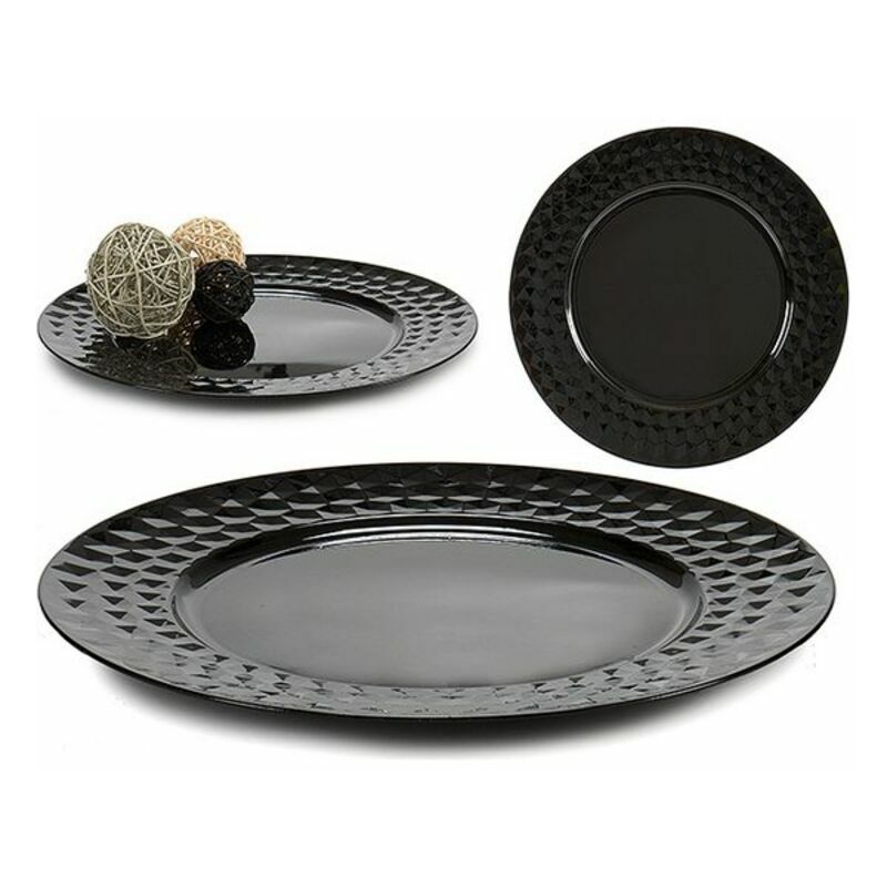 

Centro de Mesa Negro Red (33 x 2 x 33 cm)