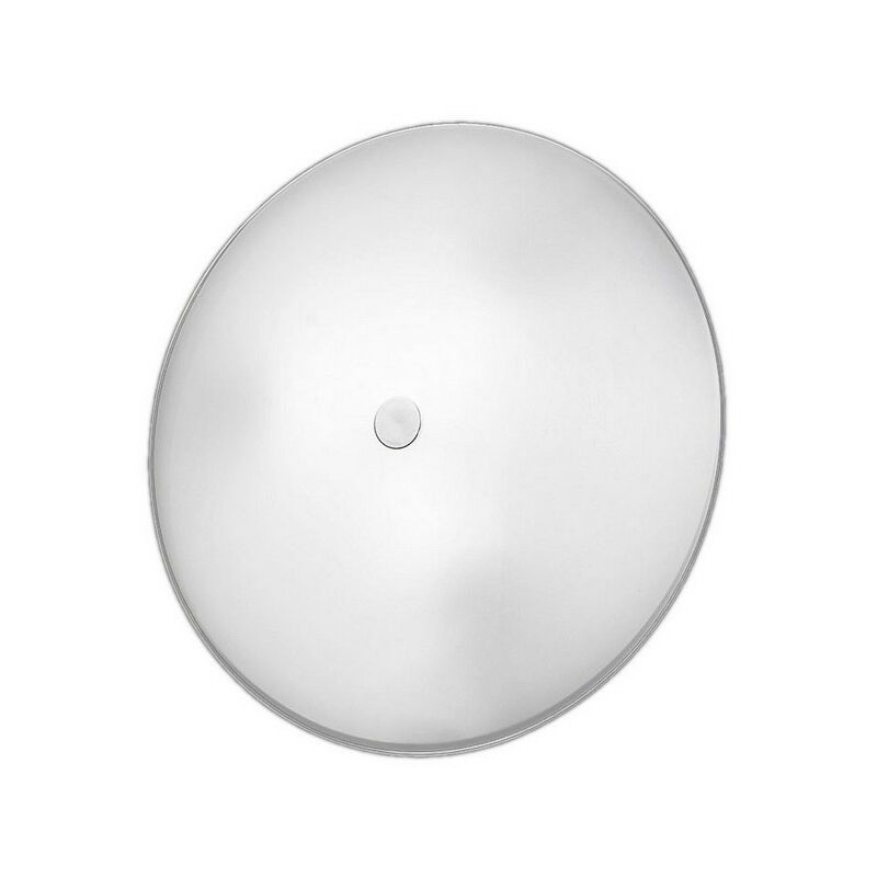 Kolarz CENTRO - Designer Glass Simple Flush Ceiling Light Polished Chrome, 3x E27