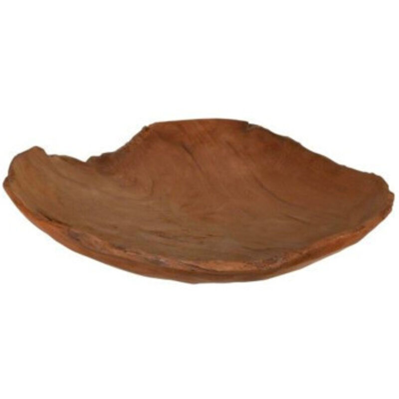 Bol décoratif en teck, ø 30 cm