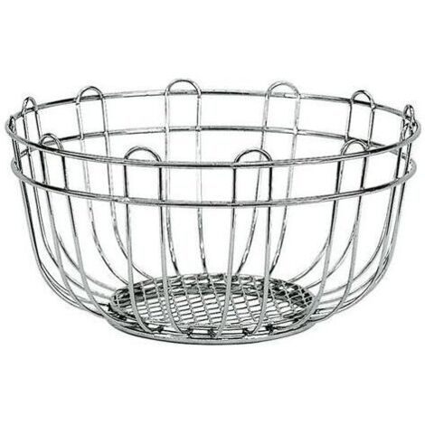 Centrotavola a filo in metallo cromato kitchen 24 cm artex