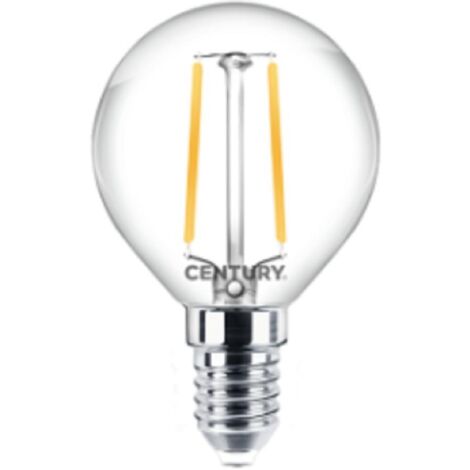 Century filamento led incanto chiara sfera 2w e14 2700k inh1g-021427