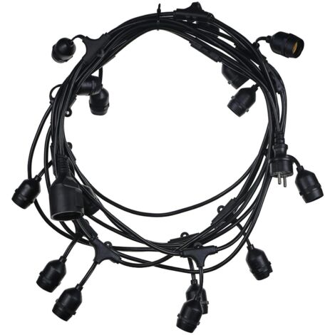 Century filo luci luminaria modello fiesta led filo luci 10m 220v 230w 15 slot fstab-2202700