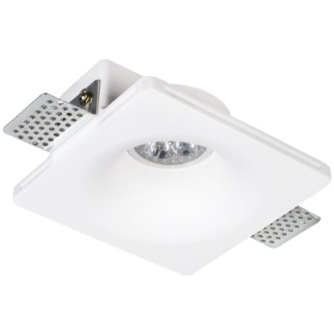 Century Jessy foco cuadrado empotrable de escayola Blanco JESSY-SR120