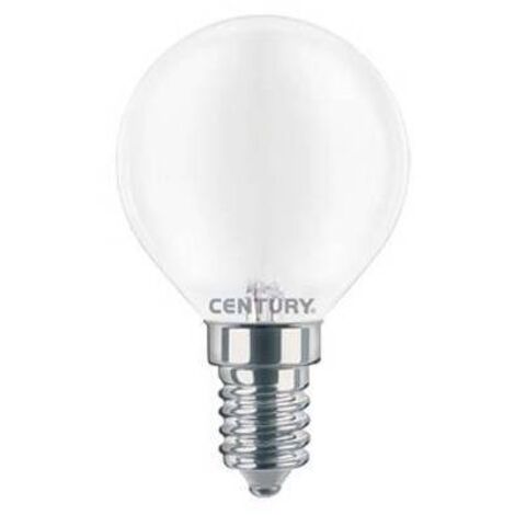 Century lampada a filamento led incanto saten sfera 6w e14 6000k