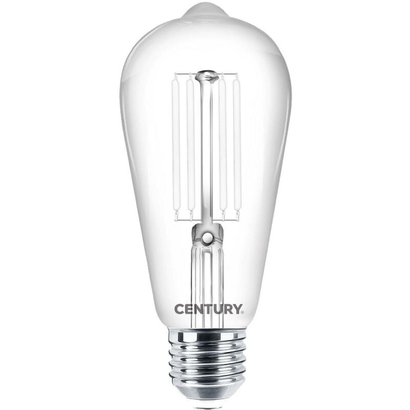 Image of Lampada a filamento led incanto white edison chiara 7,5w e27 4000k inpw-752740 - Century