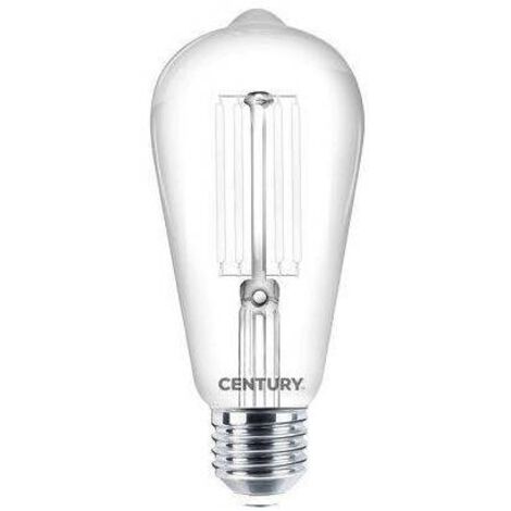 Century lampada a filamento led incanto white edison chiara 7,5w e27 4000k inpw-752740