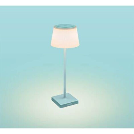 Century Lampada da Tavolo Margo 4W Ricaricabile Turchese 3000k