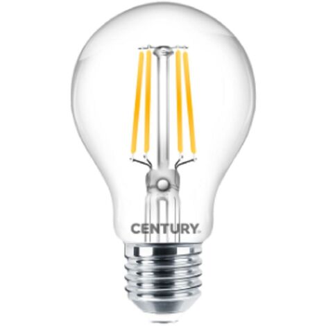 Century lampada filamento led incanto chiara goccia a60 8w e27 4000k ing3-082740