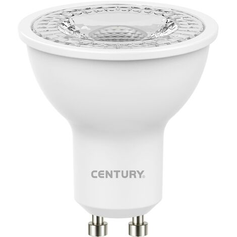 Century lampada spot led lexar  5w gu10 6500k 38° 380lm lx38-061060