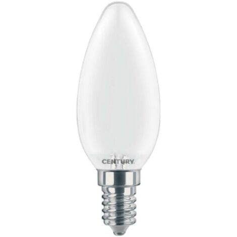 Century lampade a filamento  led incanto saten candela  6w  e14 4000k insm1-061440