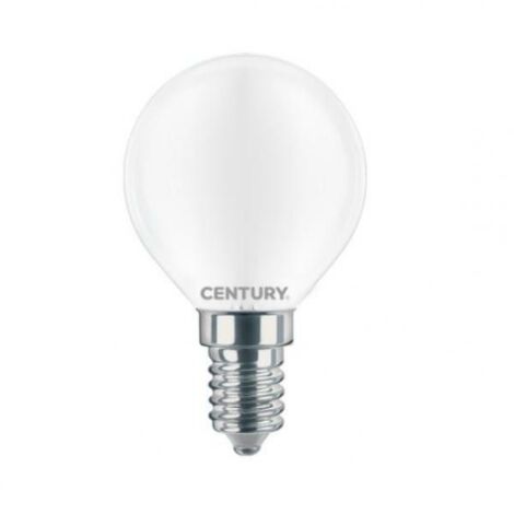 Century lampadina filamento sfera led incanto saten 6w 3000k e14 insh1g-061430
