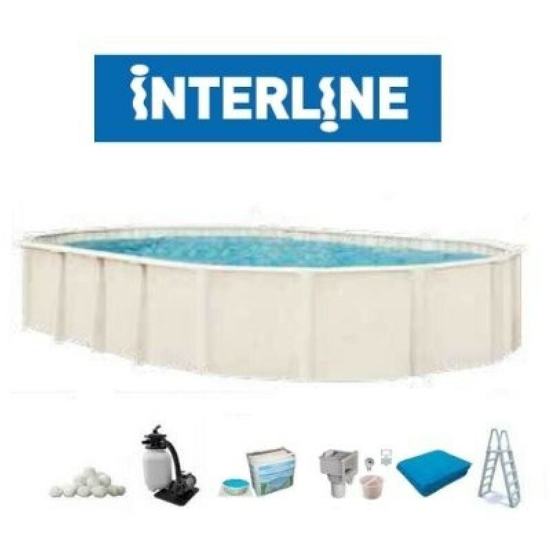 Image of Interline - Century piscina fuori terra 1250 cm - 640 cm - h 132 cm