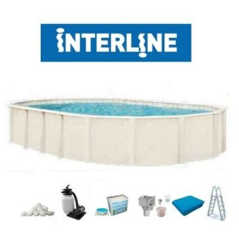 Century piscina fuori terra 1250 cm - 640 cm - h 132 cm