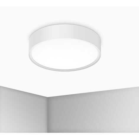 Century plafoniera blanca luxe 400mm 24w 3000k-4000k-6500k bianca bcl-2440bi