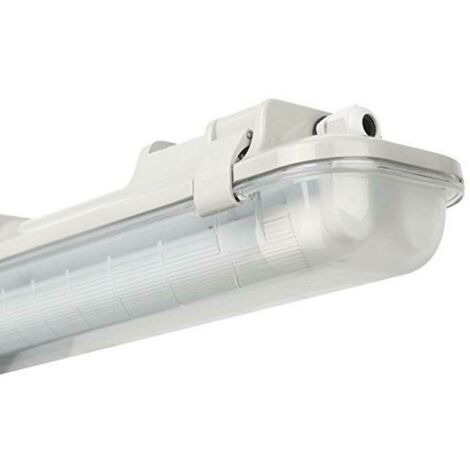Century plafoniera led suprema advance  2 tubi led da 1500 48w 4000k 4400lm ip65