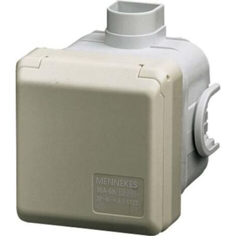 CEPEX UP-STECKDOSE 5X 32A 6H 400V, IP44, RAL1013 MENNEKES 4130