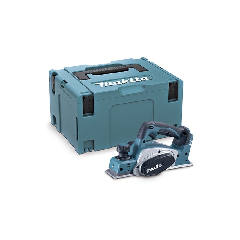 

Cepillo a Batería Makita DKP180ZJ, 82 mm. Con Maletín Makpac