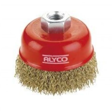 Cepillo Abrasivo Acero ALYCO TZ-02 Tipo Taza ONDULADO 75mm
