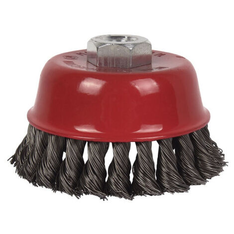 Cepillo Alambre Copa Trenzado M14 Acero 0.5 mm Ø                          100 mm                                         8.500
