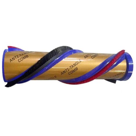Cepillo antienredos, pieza de repuesto de alto rendimiento en color dorado para aspiradoras Dyson V11 y V15, cabezal de cepillo compatible con suelos duros y alfombras.