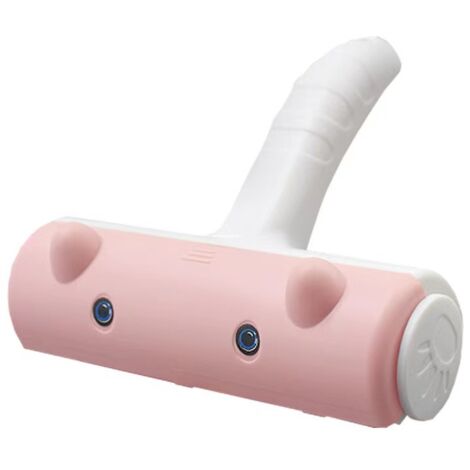 Cepillo antipelo (rosa) para perros, gatos y mascotas. Cepillo de limpieza para depilar, rollo recogedor de pelo reutilizable para depiladora.