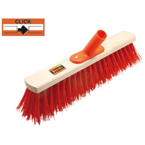 Cepillo Brixo Ergo Click 40 cm – Cerdas de nylon – Conexión rápida Click Connect