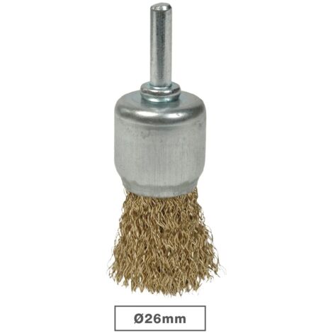 Cepillo brocha con espiga ø26mm fab026 mota