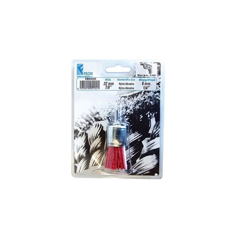 

Cepillo Industrial Brocha Taladro 022 Mm Nylonon - Fecin