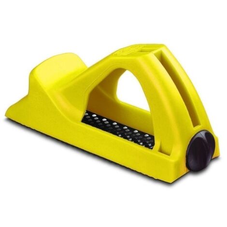 Cepillo Carpintero Surform Hoja 140Mm Corto Sintetico Amarillo Stanley