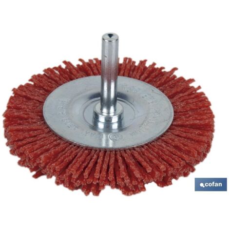 Cepillo circular 6 mm x ø100 nylon