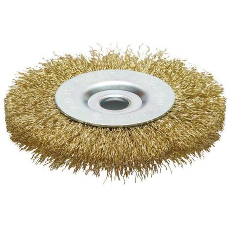 Cepillo circular Acero latonado ondulado Ratio - talla
