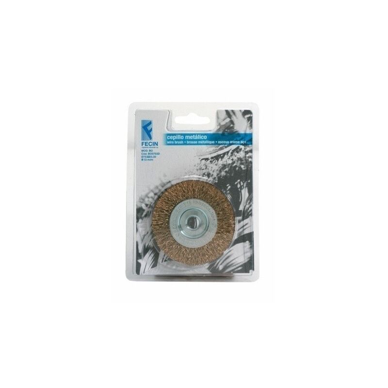 

Cepillo Industrial Circular Taladro 075X0,3 Mm Acero/Latonado - Fecin
