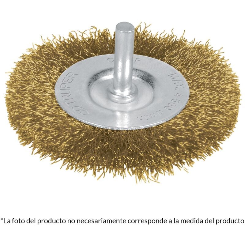 

Truper - Cepillo circular 100mm, alambre fino, para taladro