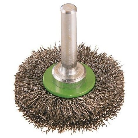 Cepillo Circular Diam. 60 Mm Grosor Del Alambre 0,2 Mm Acero