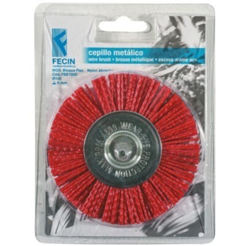 

Cepillo Industrial Circular Taladro 100 Mm Nylon - Fecin
