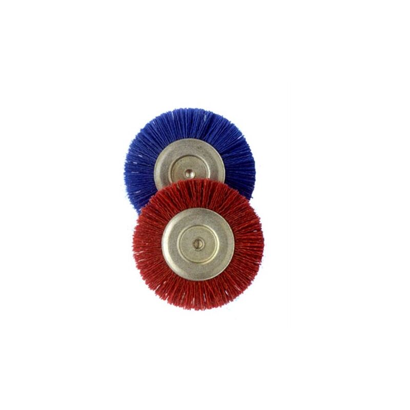 Image of Spazzola circolare Bellota 50825-75B Nylon rosso grosso aperto