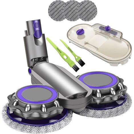 Cepillo compatible para aspiradora eléctrica Dyson Digital Slim V12 Slim, para pulido, limpieza en seco y húmedo de suelos de mármol y parquet. No compatible con la versión estándar.