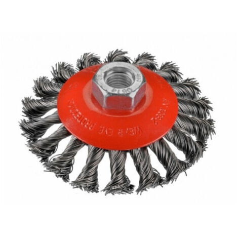 CEPILLO CONICO ALAMBRE ACERO TRESS KBZ 100MM M14 - OSBORN - 2008622151