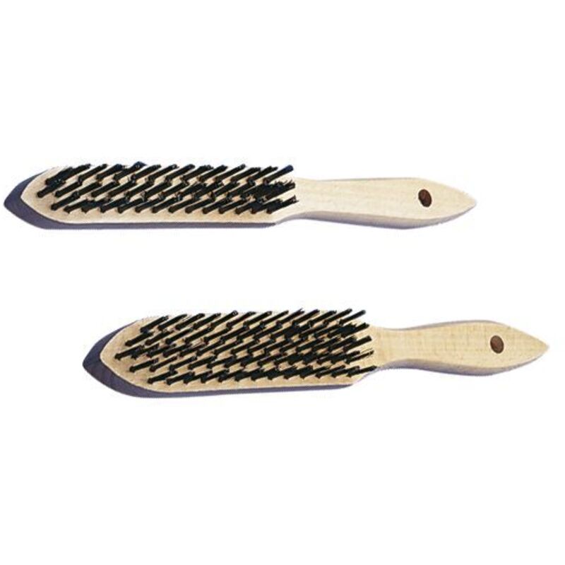 Cepillo de alambre de acero 0,35 mm 4 hileras