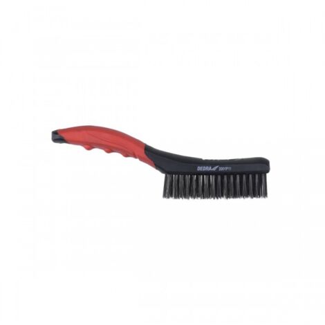 Cepillo de alambre Dedra 2001P11 acero 26 cm ergonómico denso